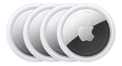 Airtag de Apple Color Blanco Pack 4 Unidades - Bluetooth