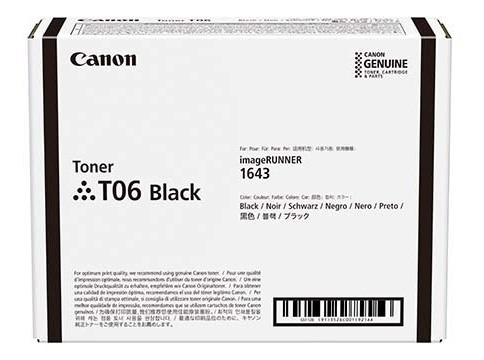 Cartucho de Tóner Negro T06 Canon 1643I/1643IF
