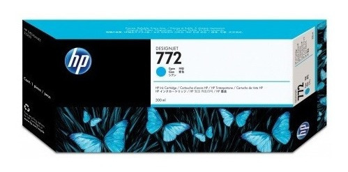 Cartucho de Tinta Cyan 772 HP Designjet Z5200/5400