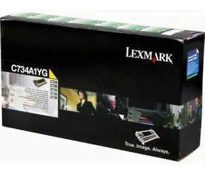 Cartucho de Tóner Amarillo Lexmark C734