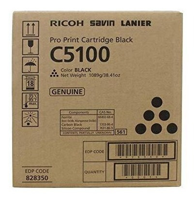 Cartucho de Tóner Negro Ricoh PRO C5100S/PRO C5110S
