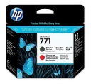 Cabezal de Impresión Negro Mate y Rojo 77 HP Designjet HP T7100/T7200