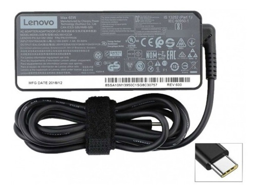 Cargador para Portátil Lenovo 20V-3.25A 65W
