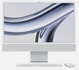 [Z195] Computador Escritorio iMac Retina 4,5K de 24 pulgadas / Chip M3 / SSD 512GB - 16GB - Plata