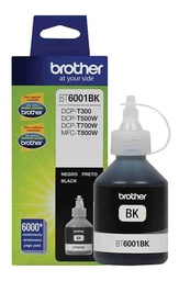 [BT6001BK] Botella de Tinta Negra Brother DCP-T500W/DCP-T700W/MFC-T800W