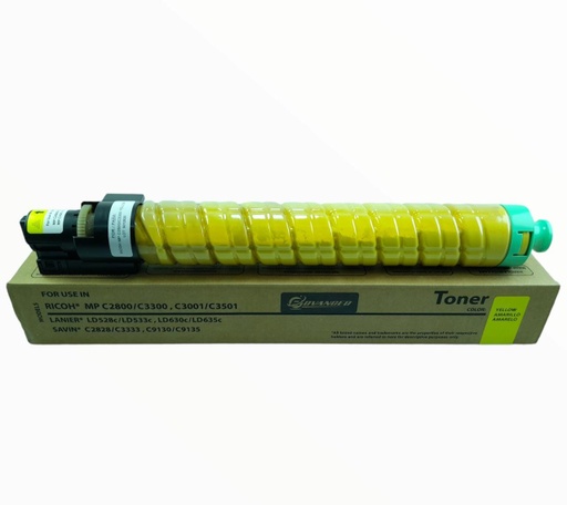 [841421ADV] Cartucho de Tóner Amarillo Genérico Ricoh MP C2800/MP C3001/MP C3300/MP C3501 ADV