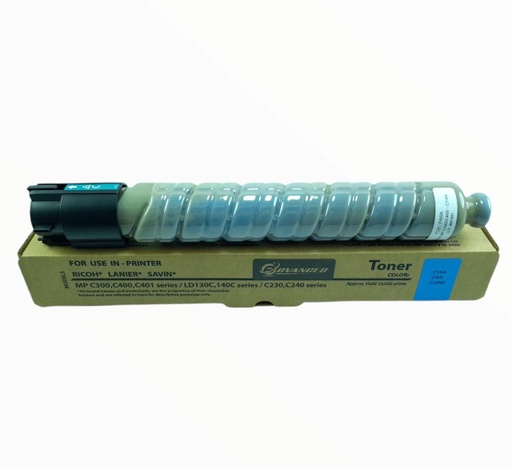 [841725ADV] Cartucho de Tóner Cyan Genérico Ricoh MP C300/MP C400/MP C401 ADV