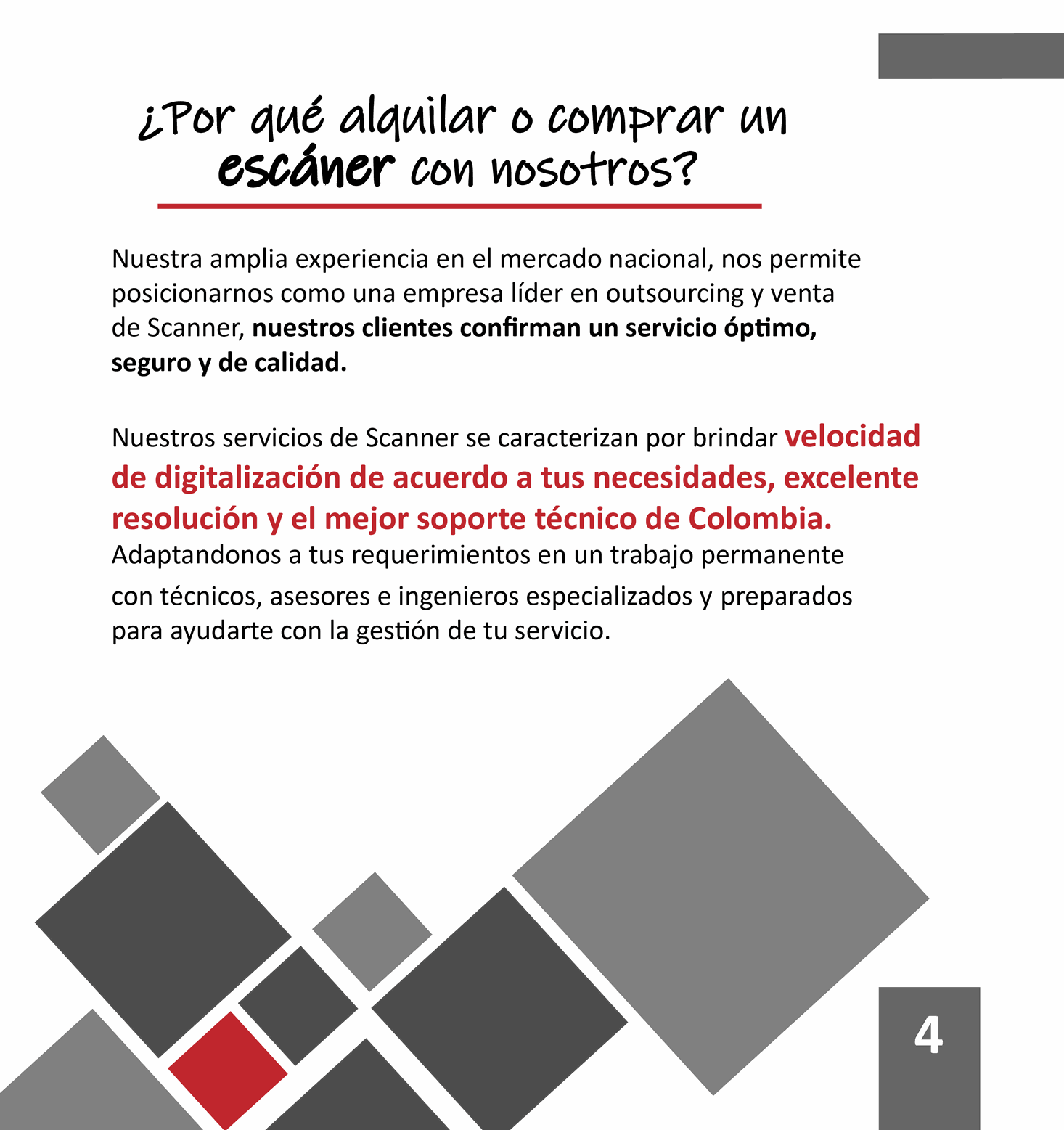 alquiler de escaner - brochure