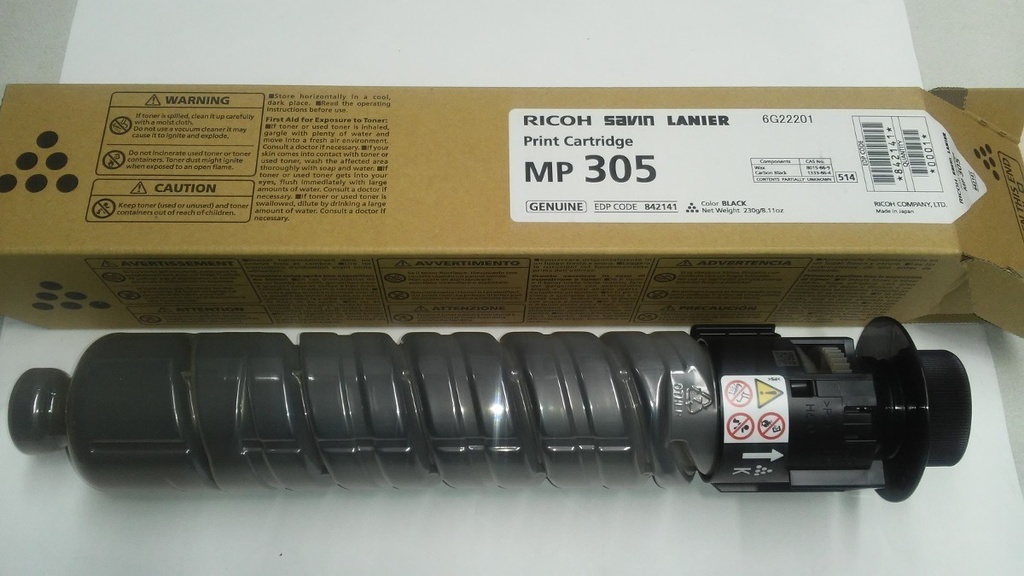 CARTUCHO DE TONER NEGRO RICOH MP 305SPF