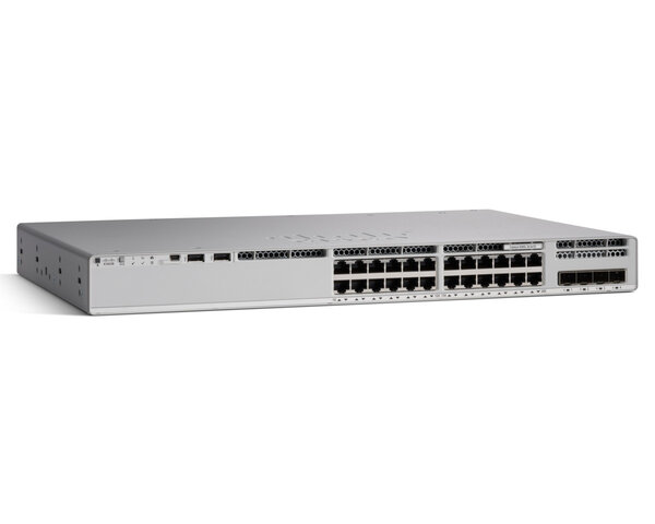 Switch Cisco C9200L-24P-4G-E Catalyst 9200L 24-PORT POE+, 4x1G