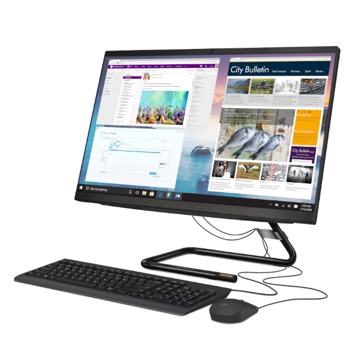 Computador All In One Lenovo 23,8" AIO 3 CI5 8GB RAM SSD 512GB Negro