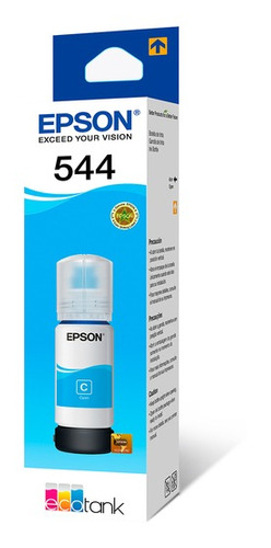 Botella de tinta Cyan 544 Epson L3110/L3150/L5590