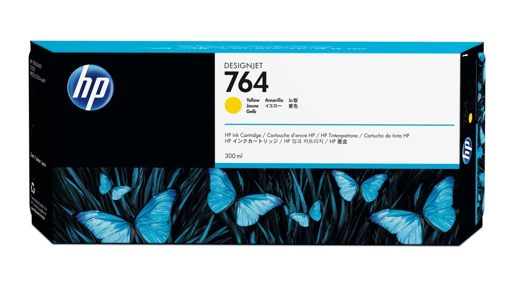 Cartucho de Tinta Amarilla 764 HP Designjet T3500MFP