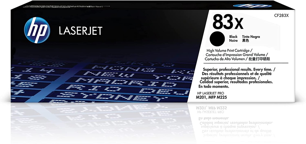 Cartucho de Tóner Negro 83X HP Laserjet M201DW/M225DW