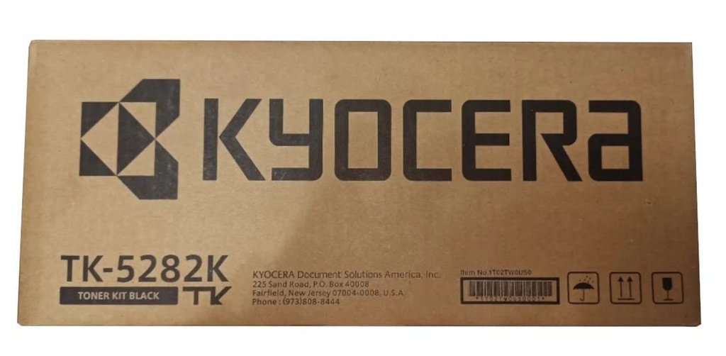 Cartucho de Tóner Negro TK-5282K Kyocera FS-M6635CIDN/FS-M6235CIDN/FS-P6235CDN