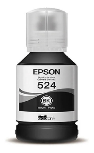 Botella de Tinta Negra Pigmentada T524 Epson Ecotank L15150/L6490