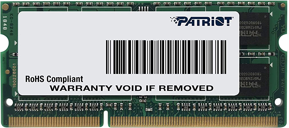 Memoria Patriot Sodimm DDR3 PS001037 8 GB1600MHZ 1.35V Sodimm 4 Gen.