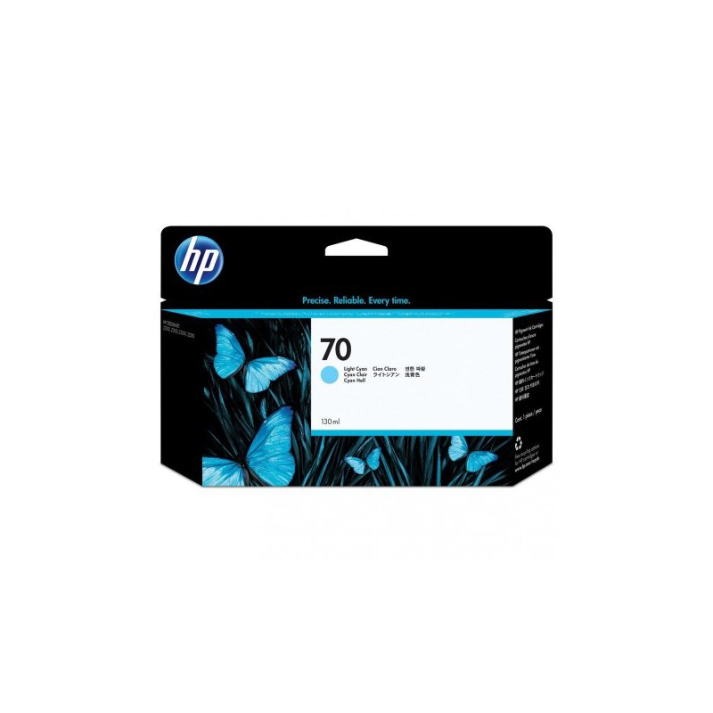 Cartucho de Tinta Cyan Claro 70 HP Designjet Z3200/ Z5200/Z2100