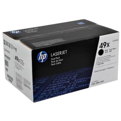 Cartucho de Tóner Negro 49X DUALPACK HP Laserjet 1320/3390/3392