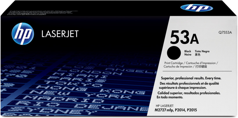 Cartucho de Tóner Negro 53X HP Laserjet M2727NF/P2014/P2015