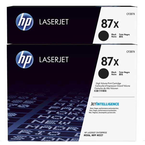 Cartucho de Tóner Negro Dual Pack 87X HP Laserjet Enterprise M506/MFP M527/PRO M501/M527