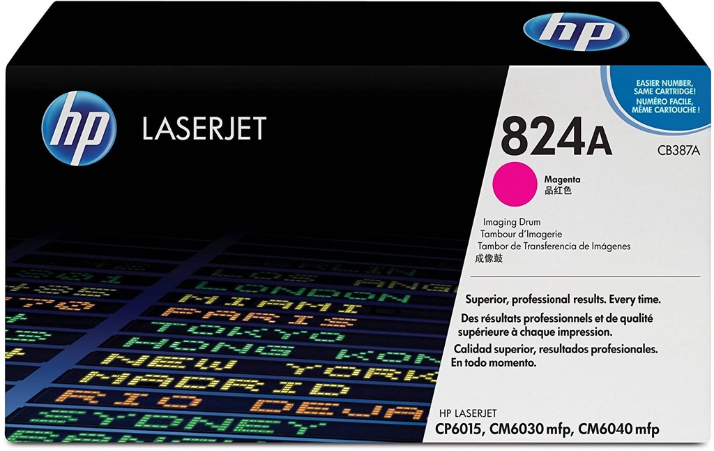 Unidad de imagen Magenta 824A HP Láserjet CP6015DN/CM6040F