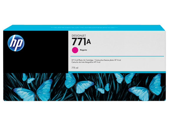 Cartucho de Tinta Magenta 771A HP Designjet Z6200/Z6610/Z6810
