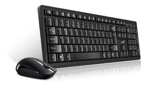 Combo teclado + Mouse inalámrico KM-8200 Genius Negro