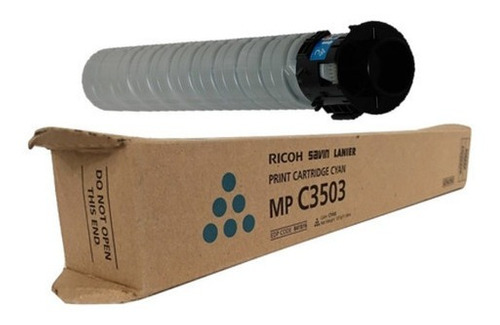 Cartucho de Tóner Cyan Ricoh MP C3503/ MP C3003/ MP C3004/ MP C3504 JP