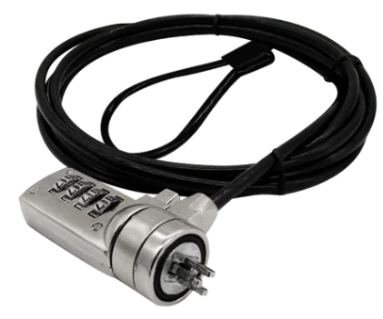 Guaya de Seguridad para Portátil  4-Digitos 1.8M 3.5MM SLOT STD XUE (CLAVE)