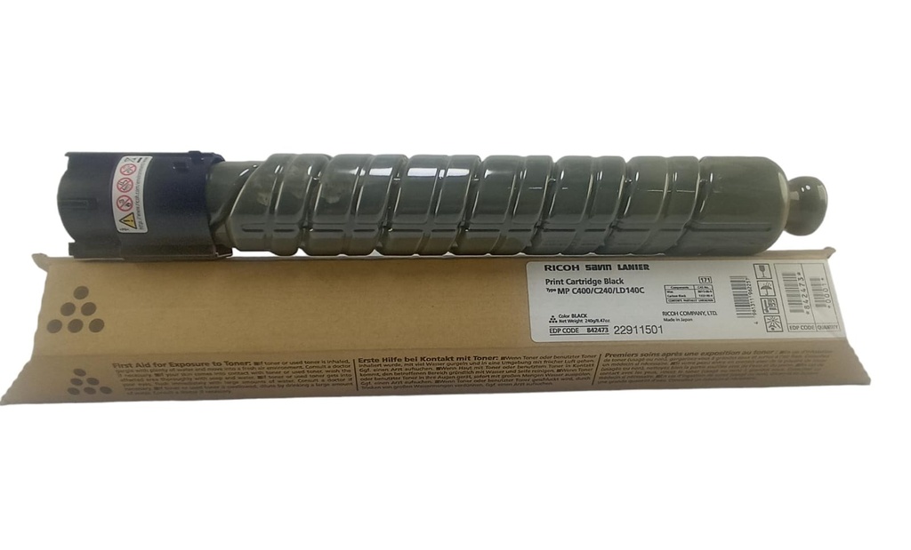 ** 841724 ** Cartucho de Tóner Negro Ricoh MP C300/MP C400/ MP C401