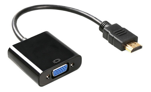Adaptador convertidor de HDMI A VGA 1080P