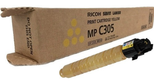 Cartucho de Tóner Amarillo Ricoh MP C305SPF