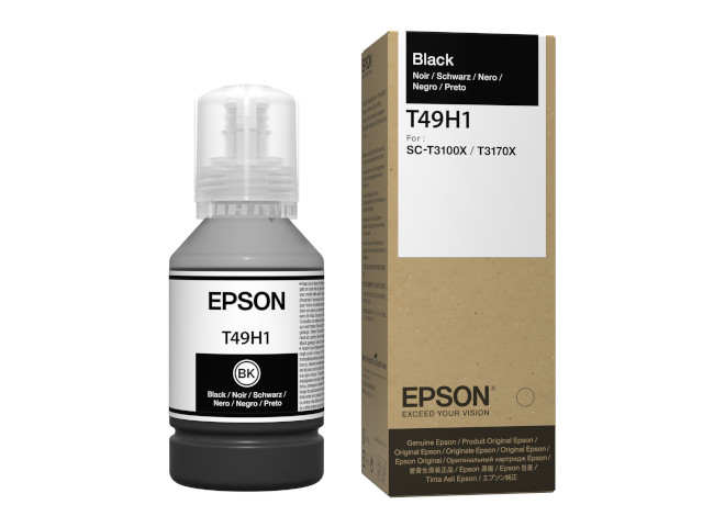 Botella de Tinta Ultrachrome XD2 Negra Epson T49H de 140ml Epson T3170x