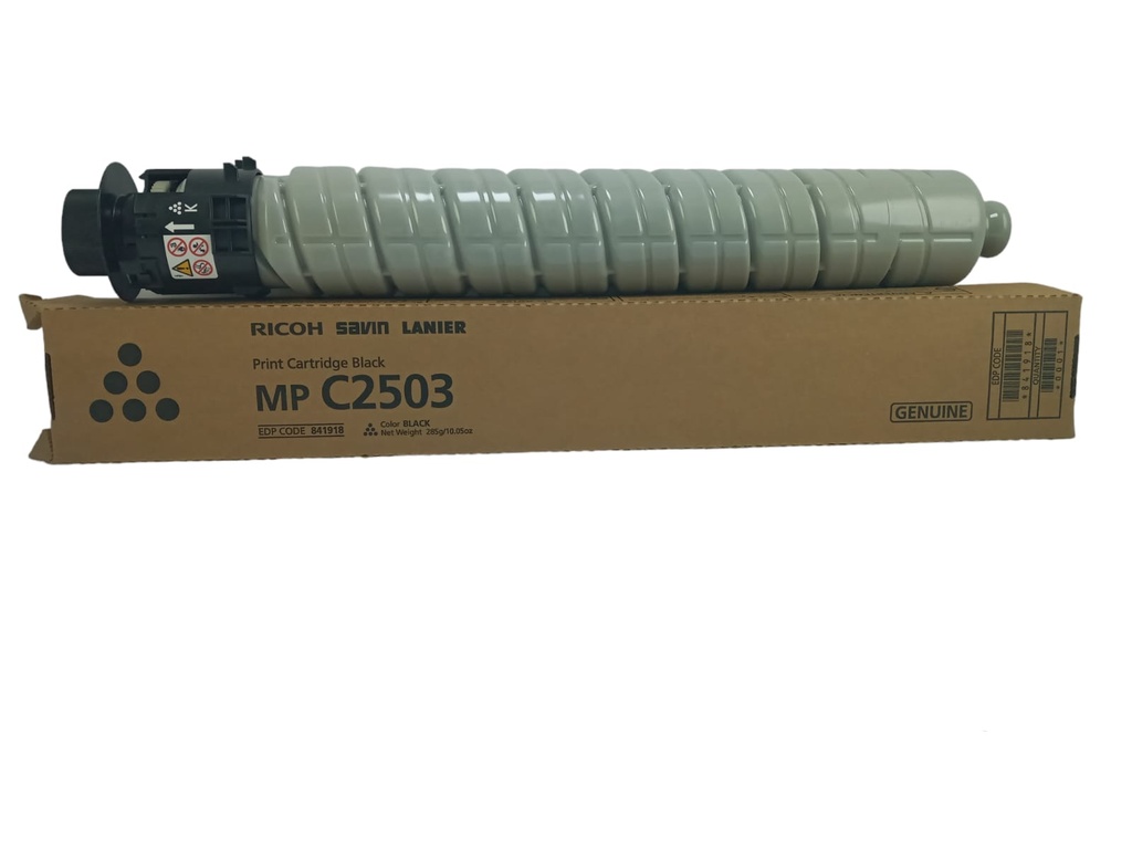 **841932**Cartucho de Tóner Negro Ricoh MP C2003/ MP C2004/ MP C2503/ MP C2504