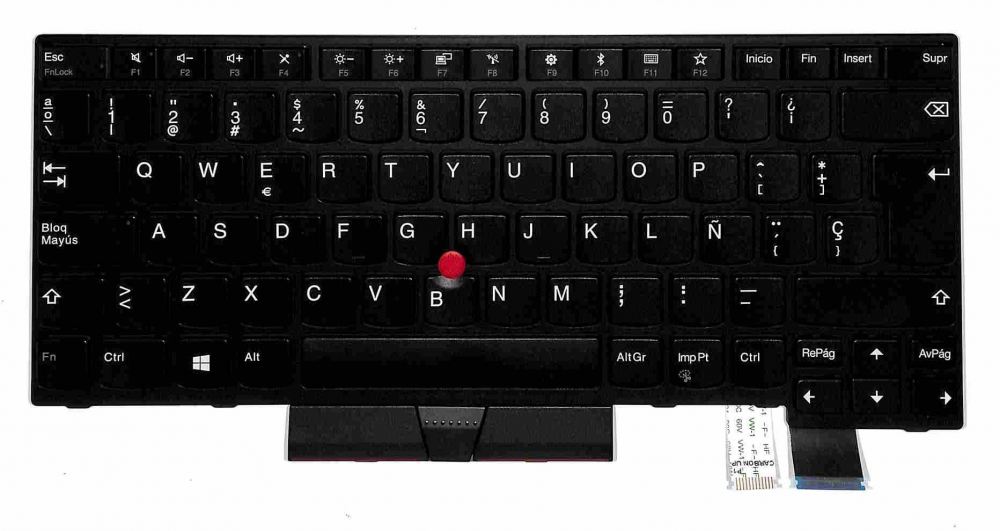 Teclado en español para portátil Lenovo ThinkPad T470/T4803B