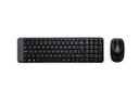 Teclado + Mouse MK220 Inalámbrico Negro Logitech