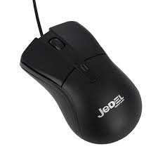 Mouse Alámbrico Jedel 230 USB Negro