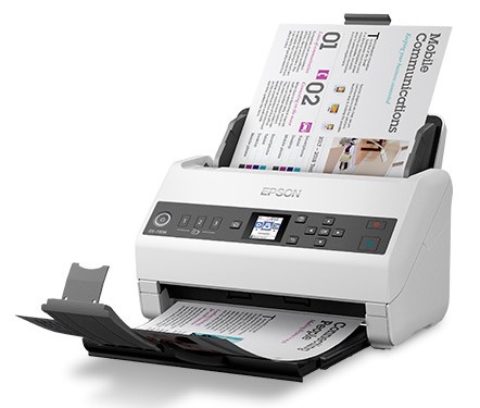 Escáner de Documentos a Color con Red Integrada Epson WorkForce DS-730N 