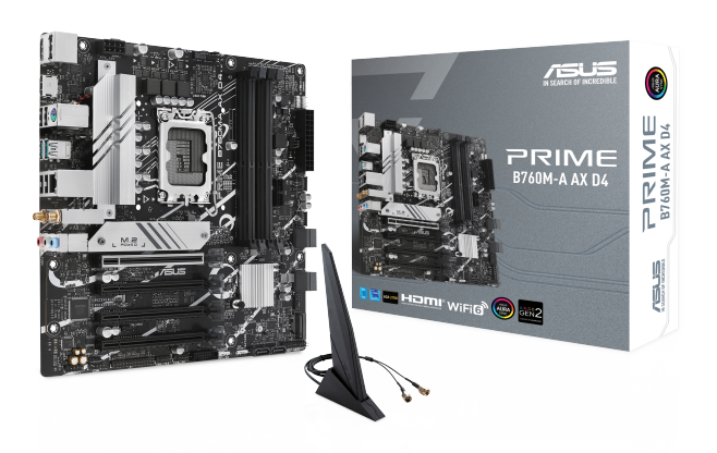 Tarjeta Madre Intel B760 (LGA 1700) MATX, PCIE 4.0, DOS PUERTOS M.2