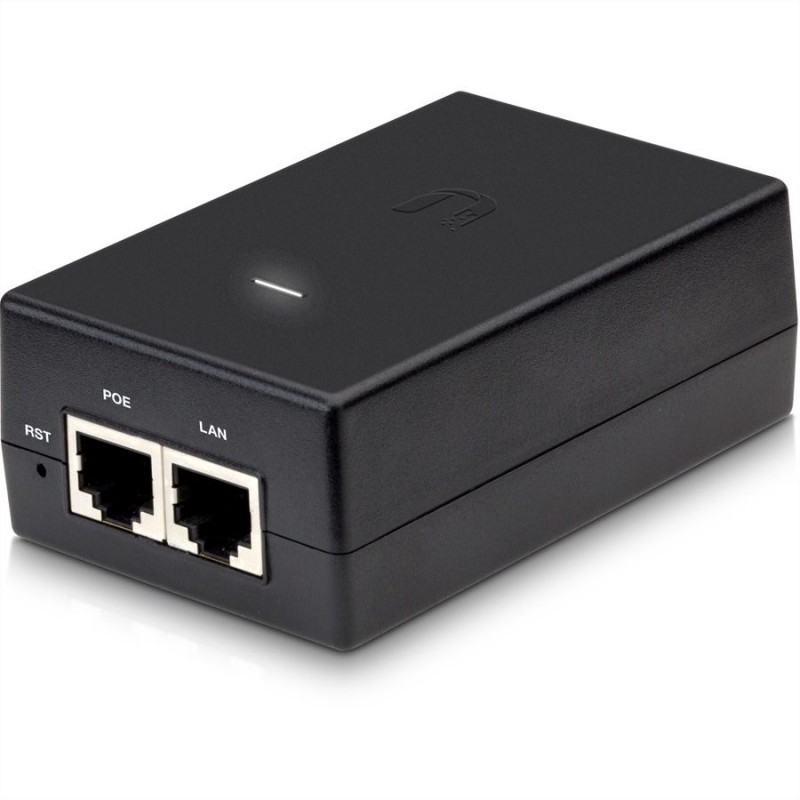 Inyector de 24 VCC y 24 W para Dispositivos Poe de Ubiquiti