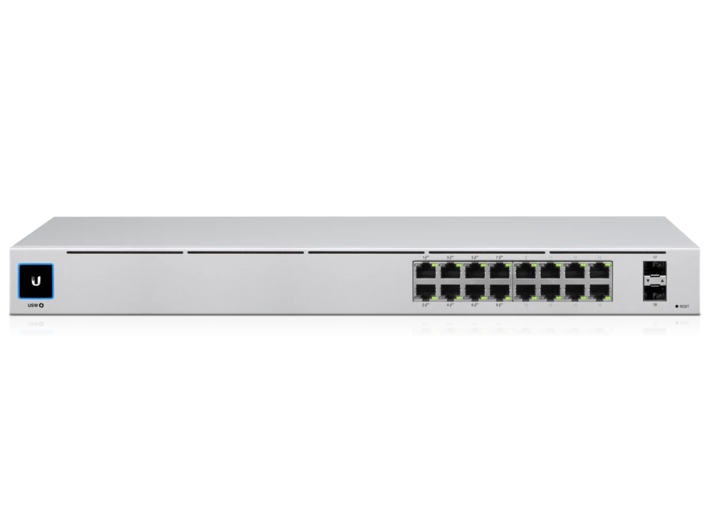 Ubiquiti Switch UniFi 16 Ptos GIGA Capa 2, 8 Ptos POE 802.3AF/AT
