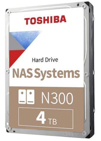 Disco Duro NAS SATA 3.5 4TB 7200RPM 256MB TOSHIBA N300 HDWG440XZSTA