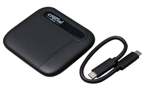 SSD externo USB 3.1 TIPO C 1TB Crucial X6 CT1000X6SSD9 800MB/s (Negro) Garantia 3 Años