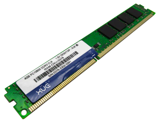 Memoria RAM para Desktop DDR3 PC10600 4GB 1333Mhz CL11 1.5V marca XUE