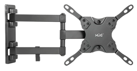 Soporte de Pared para TV 13-42” y 20kg Vesa 75x75-200x200 Metal, color negro, XUE® BAS1342