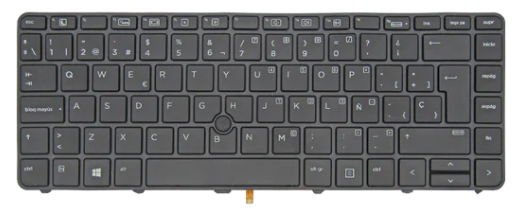 Teclado para portátil HP 430-G3/G4 440-G3/G4 640-G2 822338-041 C/TRACKPOINT BACKLIGHT NEGRO ESPAÑOL (GEN)