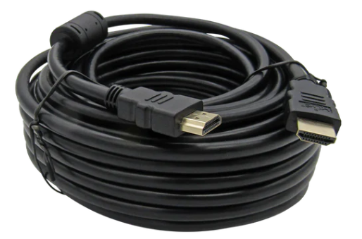 Cable HDMI v2.0 2160p 15M Macho a HDMI Macho Negro 4K 3D 19+1 24AWG OD 7.3MM 1/FILTRO XUE