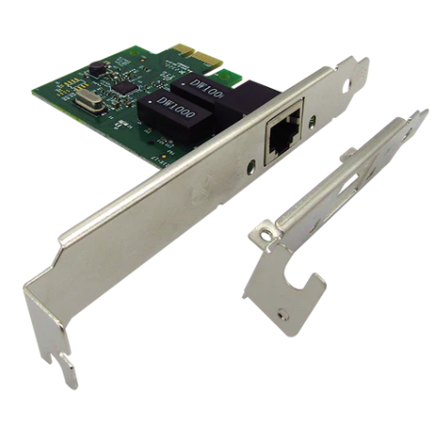 Tarjeta de Red PCIe 10/100/1000 RJ45 (Chip Realtek 8111F) con bracket Low Profile, marca XUE