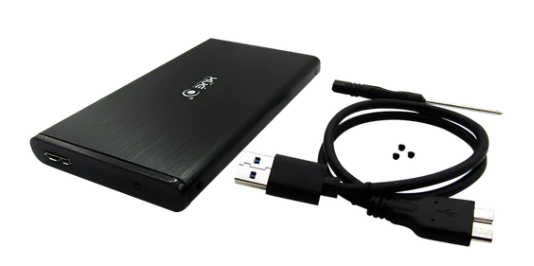 CAJA 2,5&quot; SATA USB 3.0 Externa para Disco Duro y SSD Negra